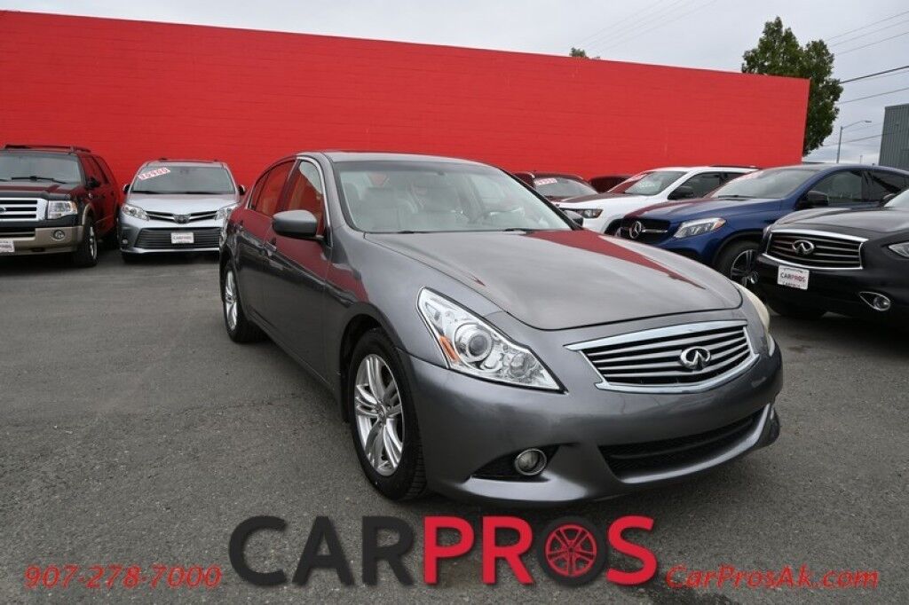 2013 INFINITI G37 X - 3.7L V6 - Automatic - All Wheel Drive - Front Leather Heated Seats - Bluetooth - Navigation - Backup Camera - Sunroof Anchorage AK