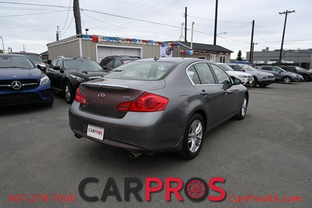 2013 INFINITI G37 X - 3.7L V6 - Automatic - All Wheel Drive - Front Leather Heated Seats - Bluetooth - Navigation - Backup Camera - Sunroof Anchorage AK