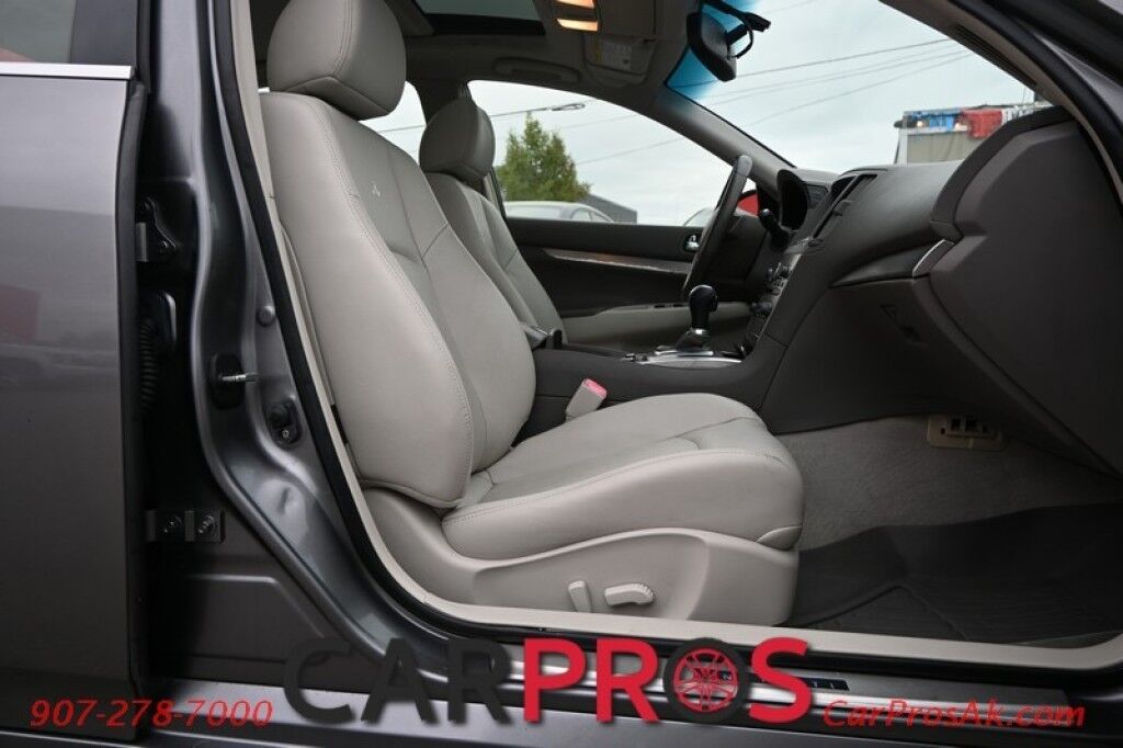 2013 INFINITI G37 X - All Wheel Drive - 3.7L V6 - Automatic - Front Leather Heated Seats - Bluetooth - Navigation - Backup Camera - Sunroof Anchorage AK