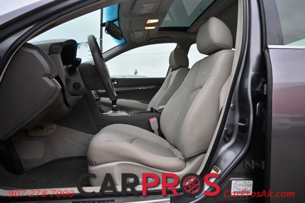 2013 INFINITI G37 X - All Wheel Drive - 3.7L V6 - Automatic - Front Leather Heated Seats - Bluetooth - Navigation - Backup Camera - Sunroof Anchorage AK