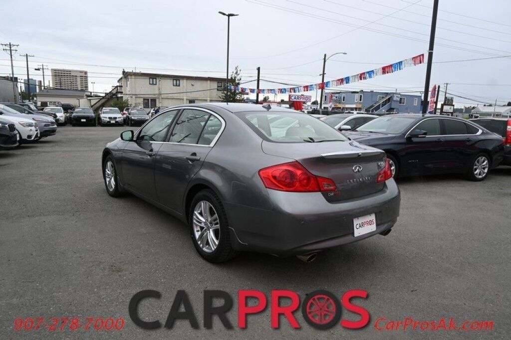 2013 INFINITI G37 X - All Wheel Drive - 3.7L V6 - Automatic - Front Leather Heated Seats - Bluetooth - Navigation - Backup Camera - Sunroof Anchorage AK