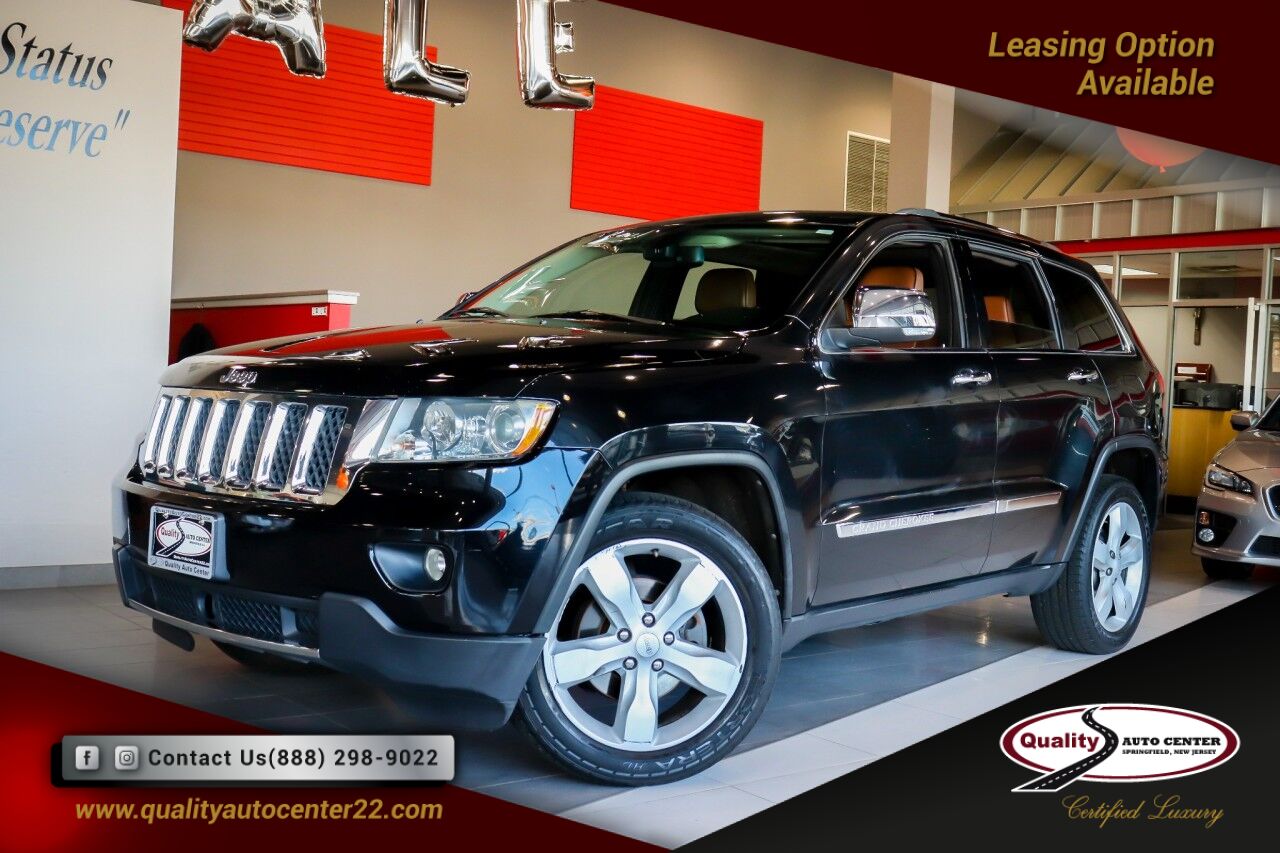 2013 Jeep Grand Cherokee Overland Advanced Tech Pkg, Blind Spot, ACC, Forward Collision Springfield NJ 2013 Jeep Grand Cherokee Overland Advanced Tech Pkg, Blind Spot, ACC, Forward Collision Springfield NJ