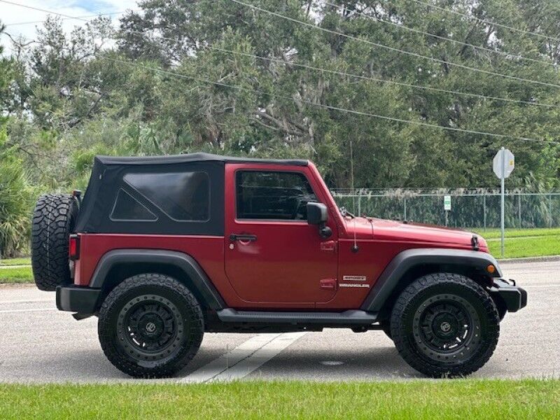 2013 Jeep WRANGLER SPORT MANUAL 4x4 LIFTED NEW TIRES COLD AC RUNS GREAT FREE SHIPPING IN FLORIDA Sarasota FL