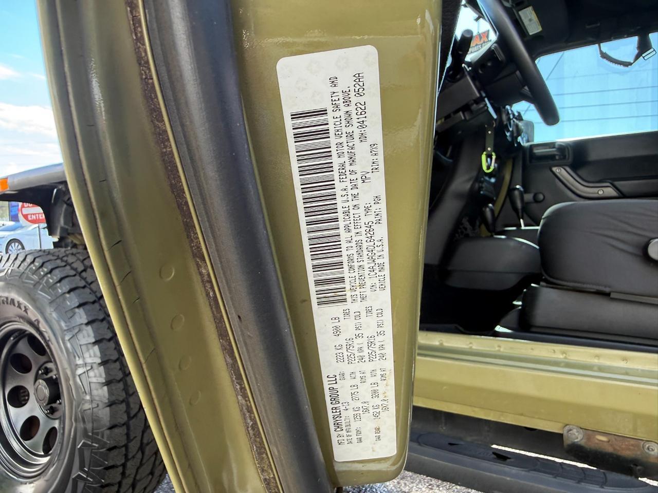 2013 Jeep Wrangler 4WD 2dr Sport Jacksonville FL