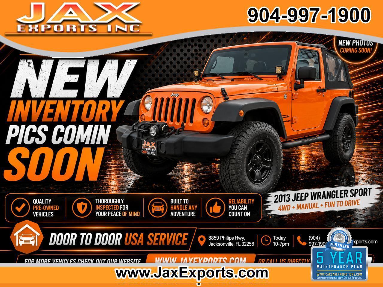 2013 Jeep Wrangler 4WD 2dr Sport
