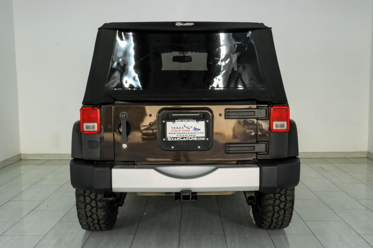 2013 Jeep Wrangler SAHARA 4WD AUTOMATIC SOFT TOP CONVERTIBLE NAVIGATION LEATHER HEA Carrollton TX