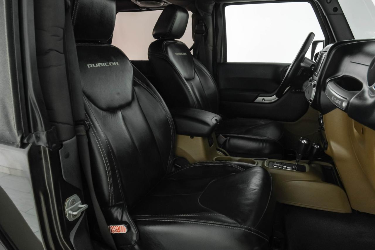 2013 Jeep Wrangler SAHARA 4WD AUTOMATIC SOFT TOP CONVERTIBLE NAVIGATION LEATHER HEA Carrollton TX