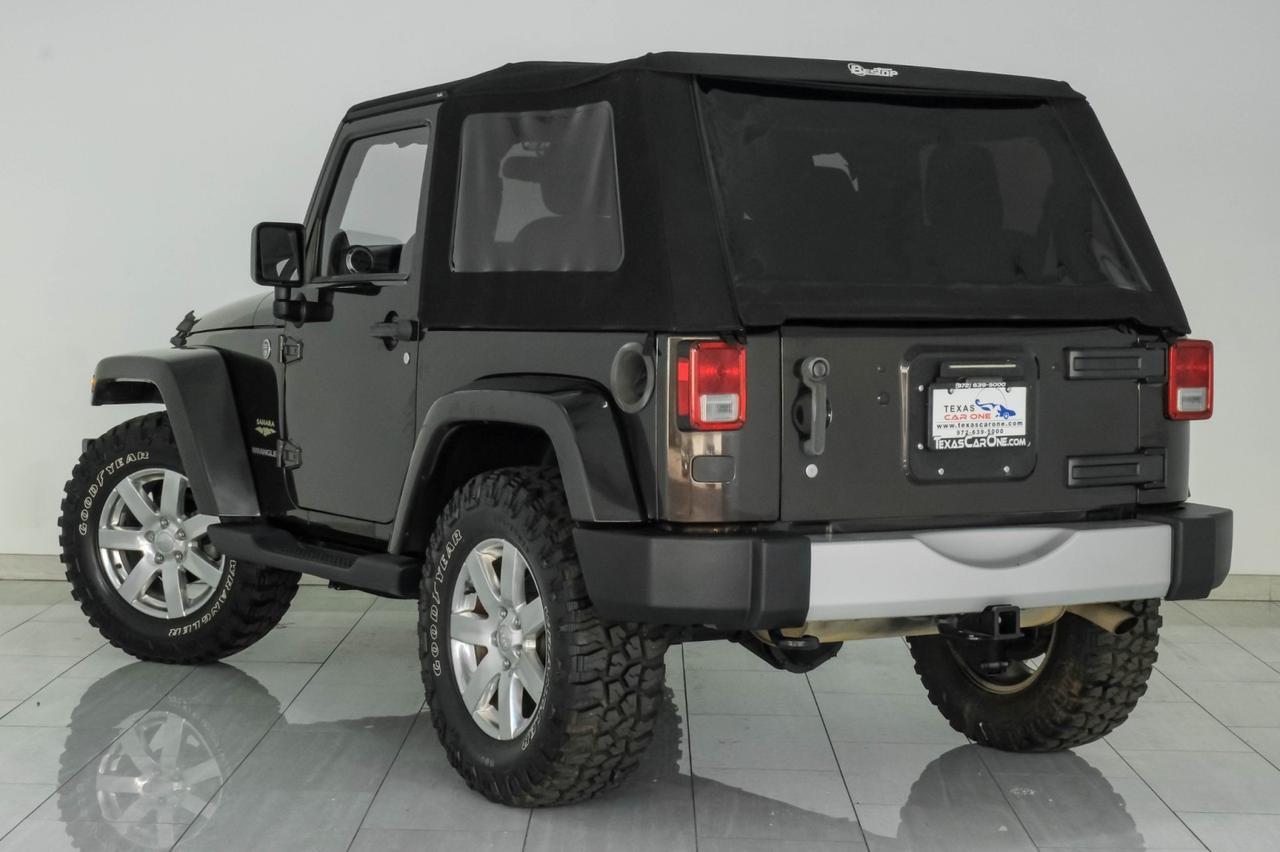 2013 Jeep Wrangler SAHARA 4WD AUTOMATIC SOFT TOP CONVERTIBLE NAVIGATION LEATHER HEA Carrollton TX
