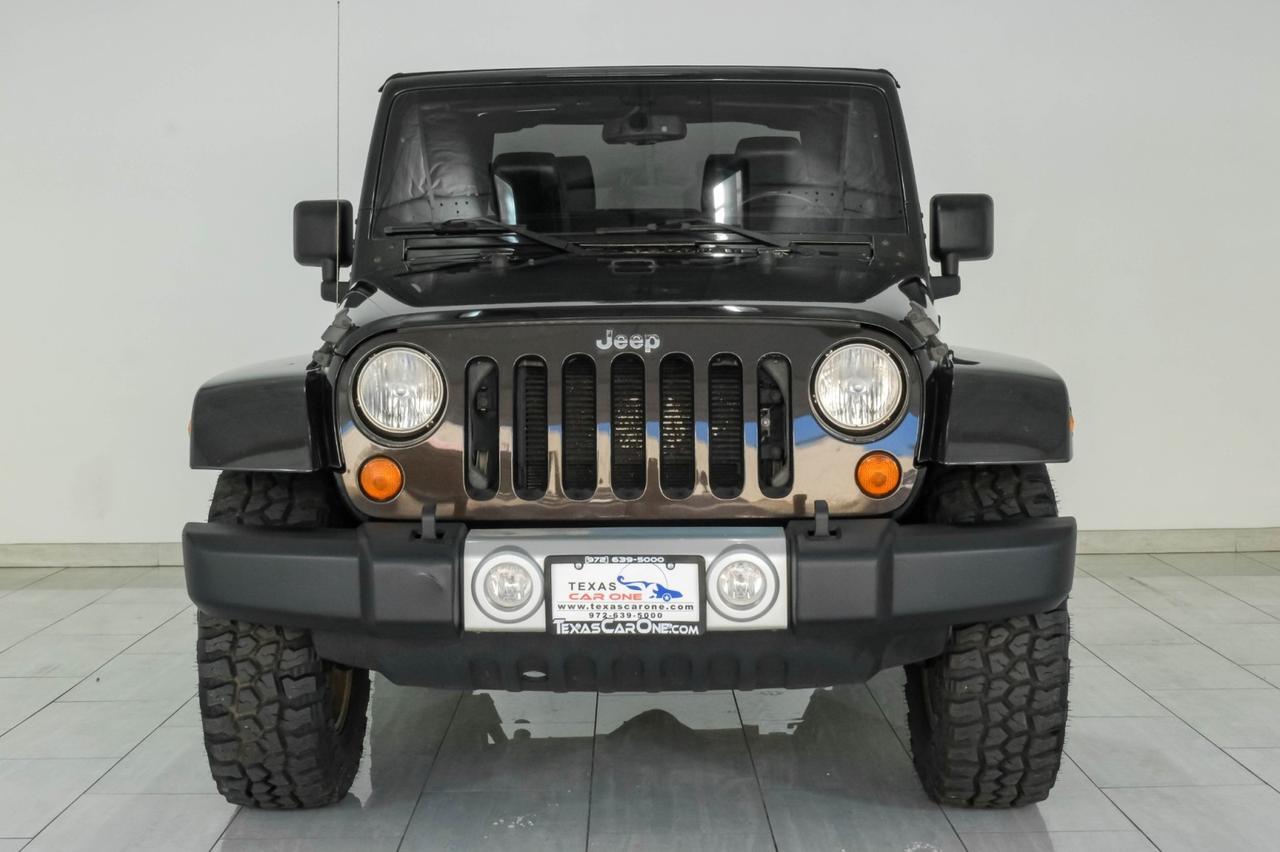 2013 Jeep Wrangler SAHARA 4WD AUTOMATIC SOFT TOP CONVERTIBLE NAVIGATION LEATHER HEA Carrollton TX