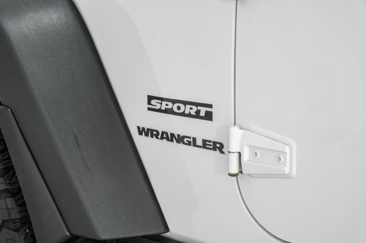 2013 Jeep Wrangler SPORT 4WD SOFT TOP CONVERTIBLE CRUISE CONTROL STEERING WHEEL CONTROLS Carrollton TX