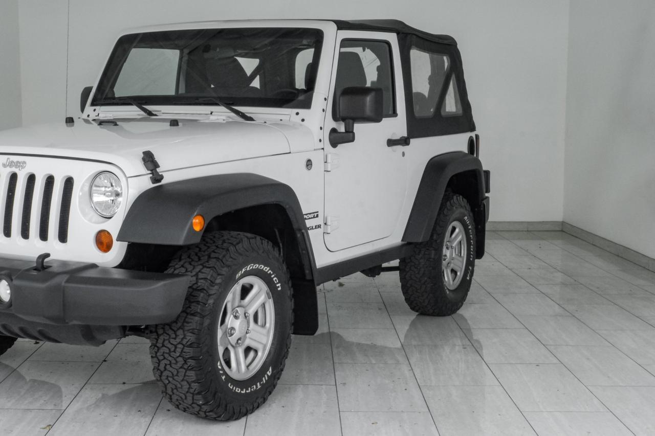 2013 Jeep Wrangler SPORT 4WD SOFT TOP CONVERTIBLE CRUISE CONTROL STEERING WHEEL CONTROLS Carrollton TX