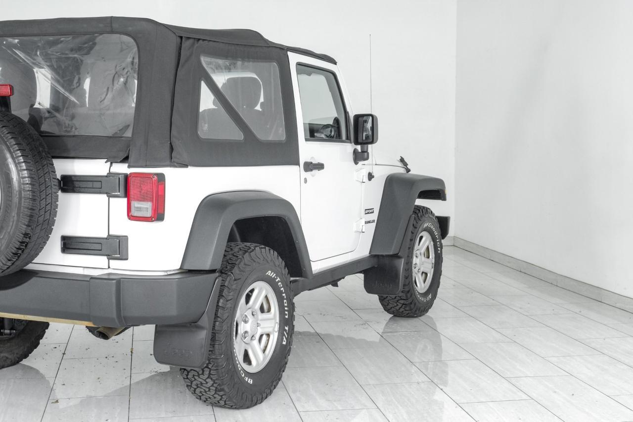 2013 Jeep Wrangler SPORT 4WD SOFT TOP CONVERTIBLE CRUISE CONTROL STEERING WHEEL CONTROLS Carrollton TX