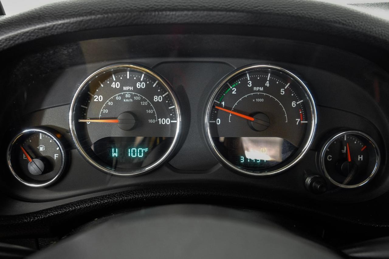 2013 Jeep Wrangler SPORT 4WD SOFT TOP CONVERTIBLE CRUISE CONTROL STEERING WHEEL CONTROLS Carrollton TX