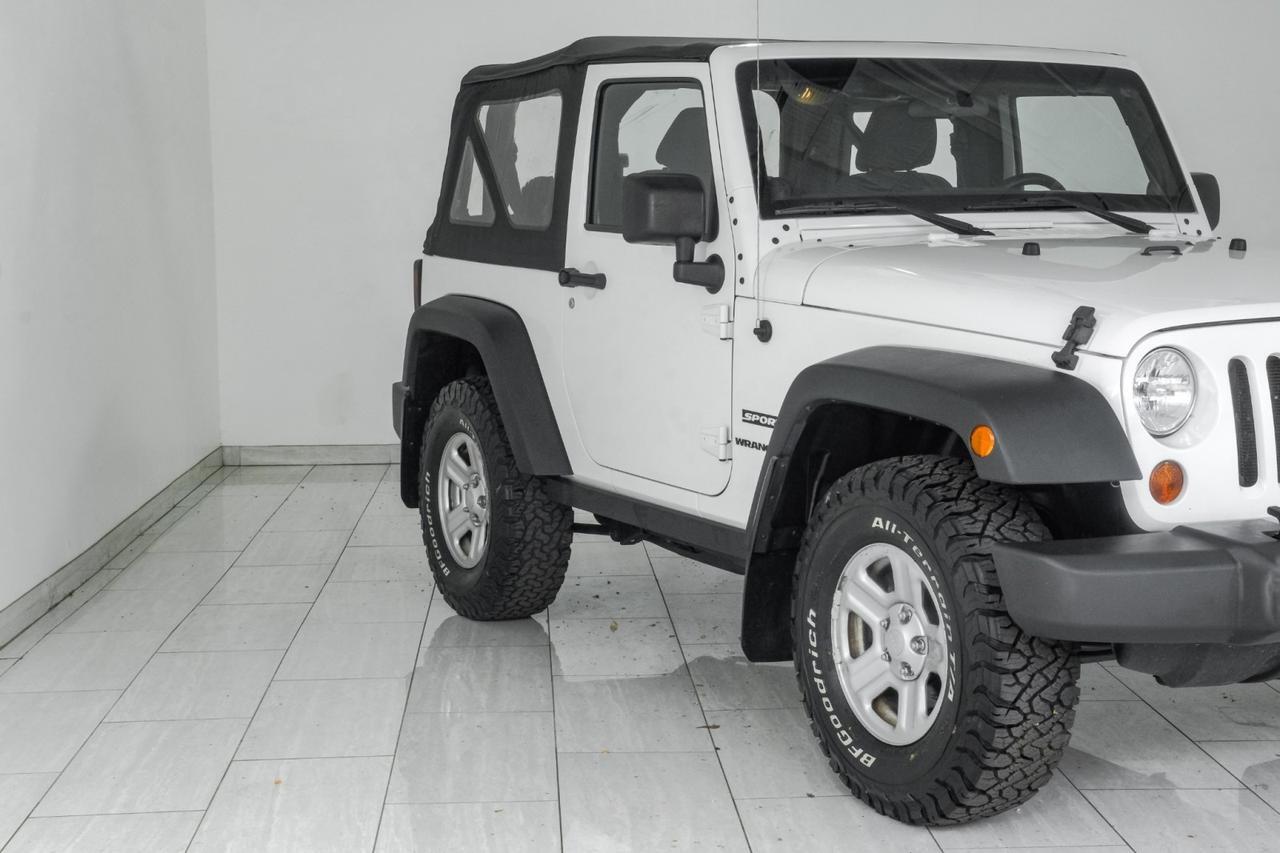 2013 Jeep Wrangler SPORT 4WD SOFT TOP CONVERTIBLE CRUISE CONTROL STEERING WHEEL CONTROLS Carrollton TX