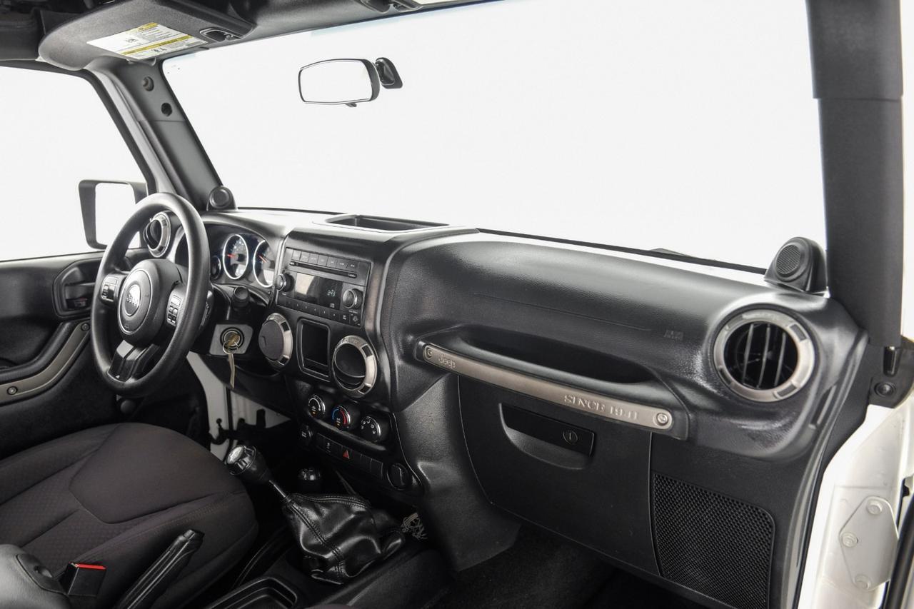 2013 Jeep Wrangler SPORT 4WD SOFT TOP CONVERTIBLE CRUISE CONTROL STEERING WHEEL CONTROLS Carrollton TX
