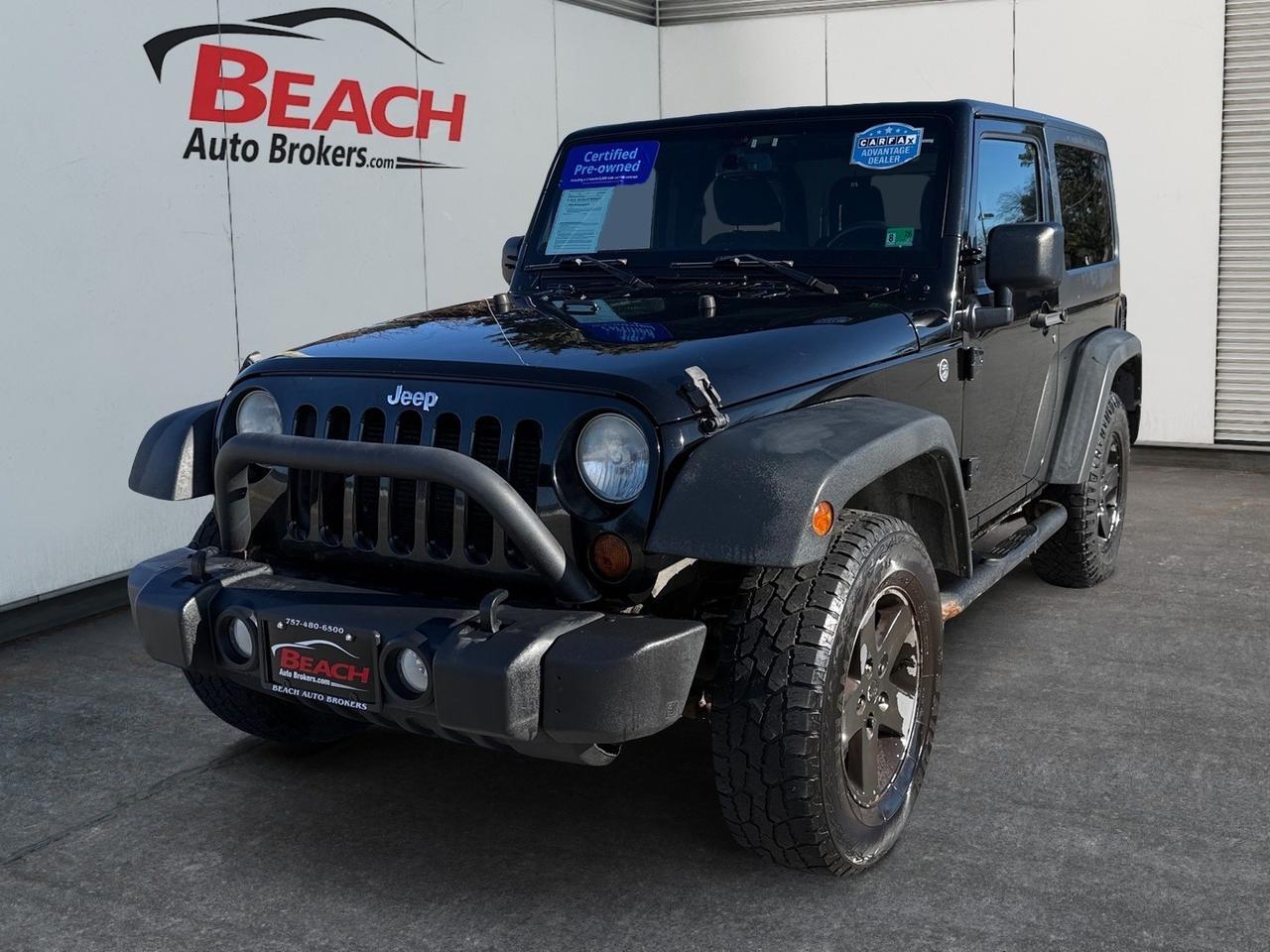 2013 Jeep Wrangler Sport, RUNNING BOARDS, TOW PACKAGE, POWER/HEATED MIRRORS, KEYLESS ENTRY, BLUETOOTH, CRUISE CONTROL, POWERED WINDOW/LOCKS, CLEAN CARFAX, THIS JEEP IS READY FOR ITS NEXT ADVENTURE!