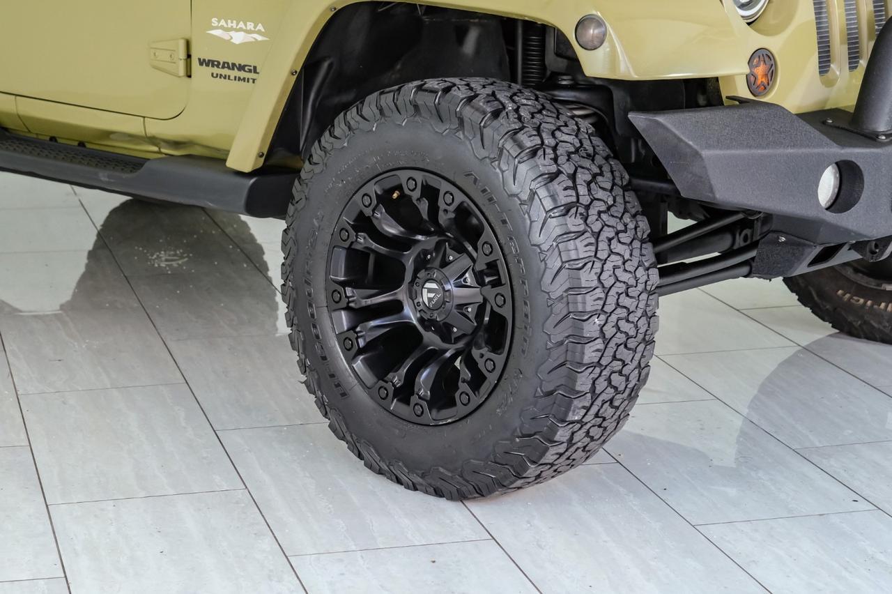 2013 Jeep Wrangler UNLIMITED SAHARA 4WD SOFT TOP CONVERTIBLE CRUISE CONTROL RUNNING BOARDS TOW HITCH Carrollton TX