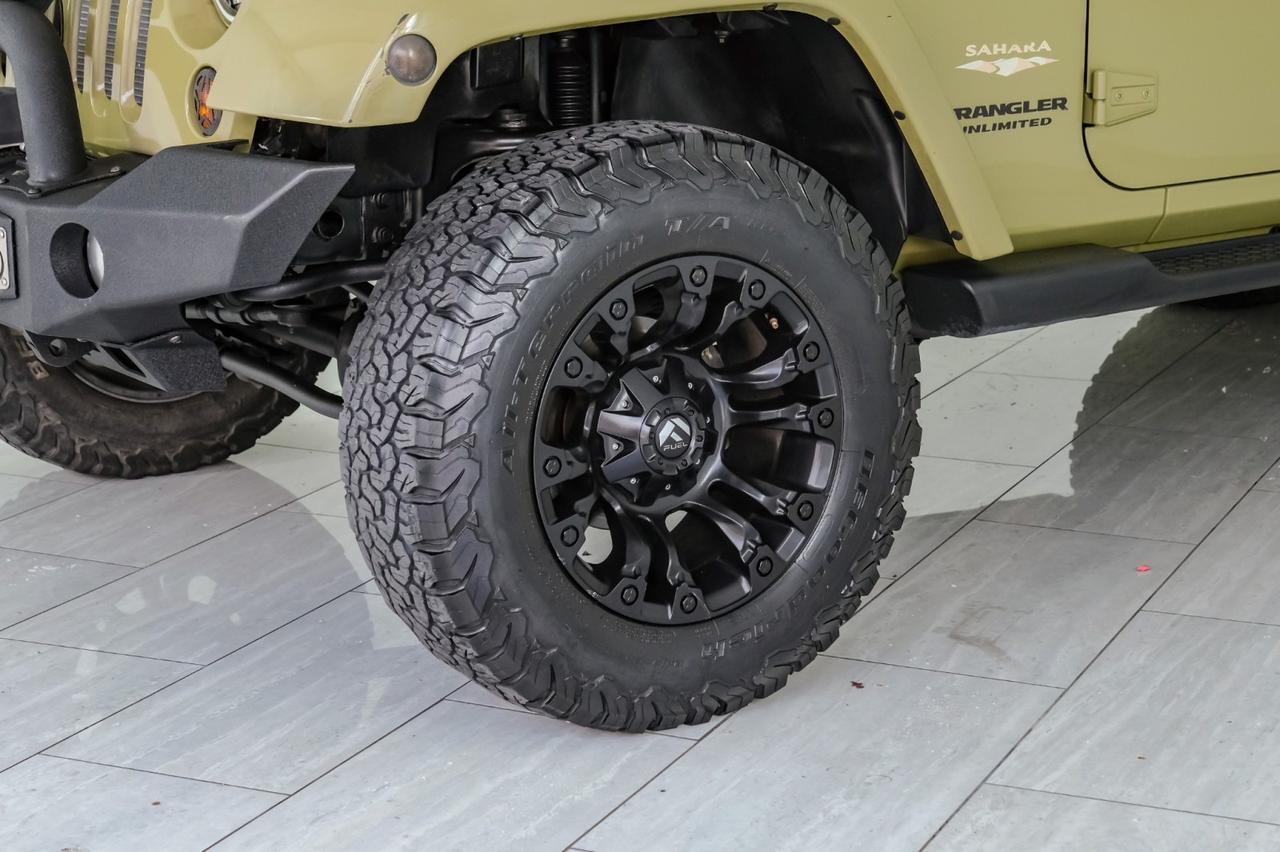 2013 Jeep Wrangler UNLIMITED SAHARA 4WD SOFT TOP CONVERTIBLE CRUISE CONTROL RUNNING BOARDS TOW HITCH Carrollton TX
