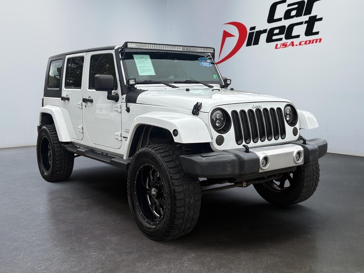 2013 Jeep Wrangler Unlimited Sahara, FENDER FLARES, RUNNING BOARDS, LIFTED, NAVIGATION, HEATED SEATS, BLUETOOTH, LOW MILES, WRANGLE THE ROAD!