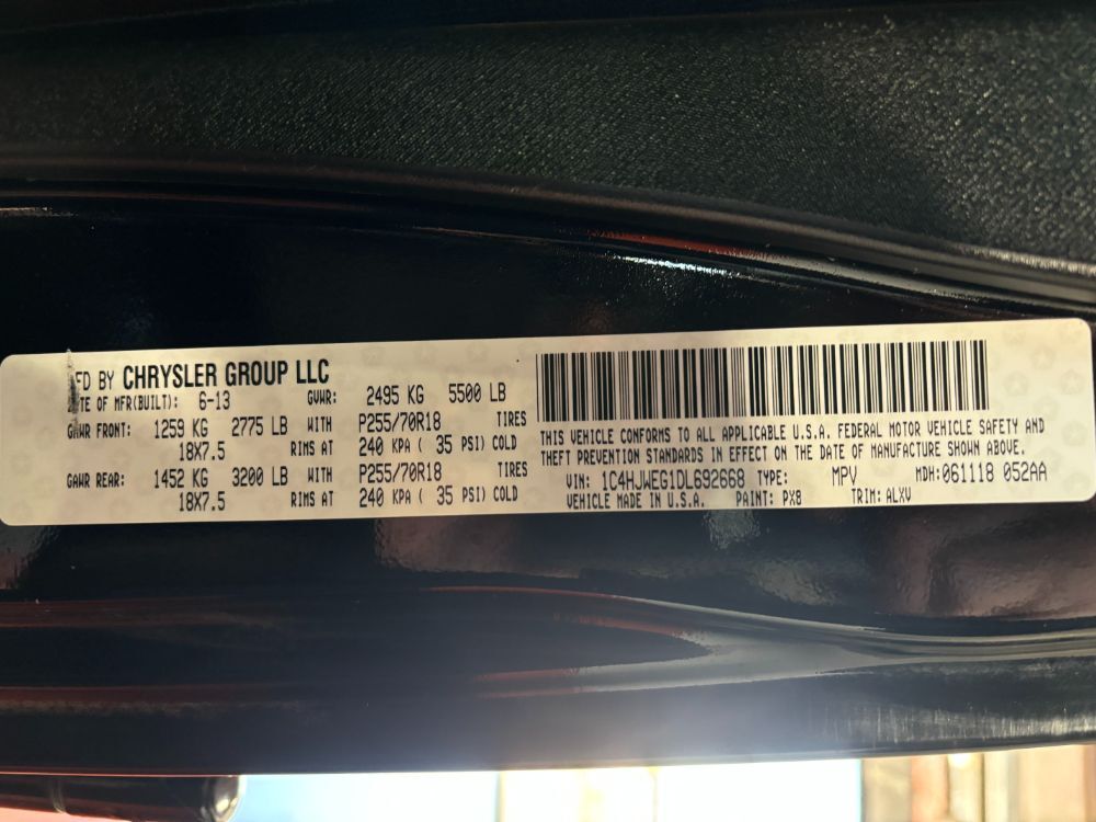 2013 Jeep Wrangler Unlimited Sahara Franklin OH