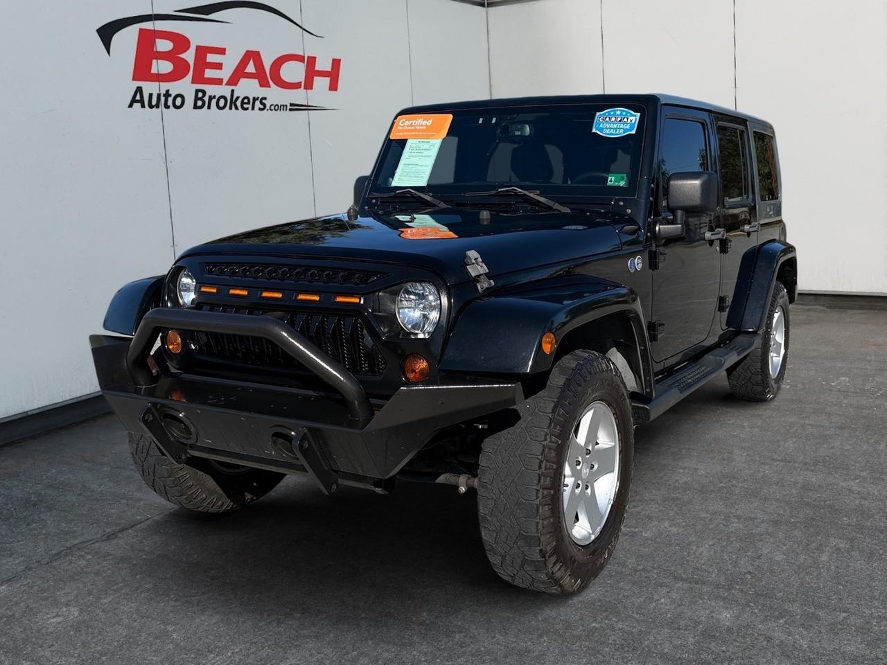 2013 Jeep Wrangler Unlimited Sahara, RUNNING BOARDS, TOW PACKAGE, HEATED MIIRRORS, ALL WEATHER FLOOR MATS, BLUETOOTH, CD PLAYERS, LOW MILES!