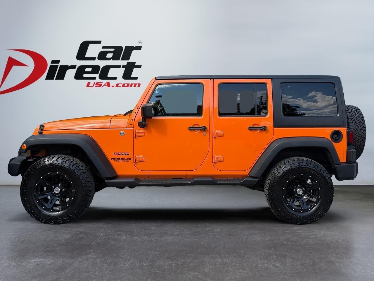 2013 Jeep Wrangler Unlimited Sport, RUNNING BOARDS, BACKUP CAMERA, BLUETOOTH, CUSTOM RUGGED RIDGE WHEELS, KEYLESS ENTRY, LOW LOW MILES, CLEAN CARFAX, WRANGLE THE ROAD! Virginia Beach VA