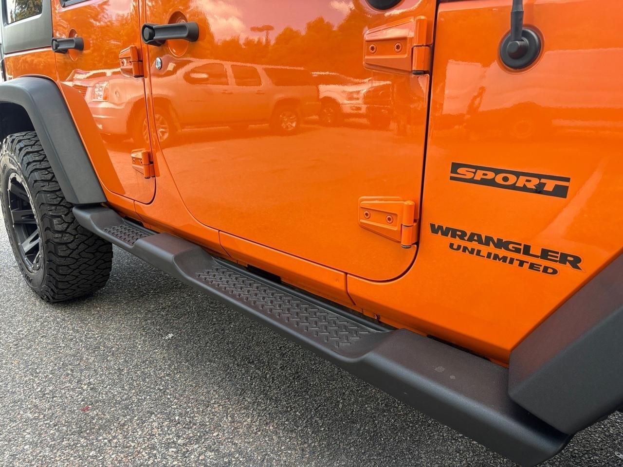 2013 Jeep Wrangler Unlimited Sport, RUNNING BOARDS, BACKUP CAMERA, BLUETOOTH, CUSTOM RUGGED RIDGE WHEELS, KEYLESS ENTRY, LOW LOW MILES, CLEAN CARFAX, WRANGLE THE ROAD! Virginia Beach VA