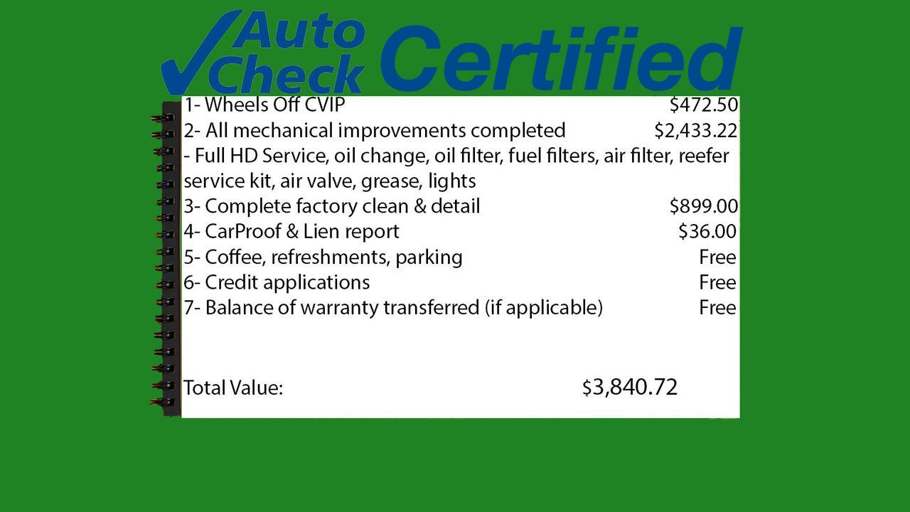 2013 Kenworth T-370 Daycab 26 Ft. Reefer Cube Van Diesel Red Deer AB
