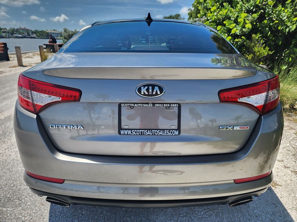 2013 Kia Optima SX w/Limited Pkg~LOW MILES~BLUETOOTH~CRUISE CONTROL~FOG LIGTHS~NAVIGATION SYSTEM~PANORAMIC MOONROOF / SUNROOF~REARVIEW CAMERA Sarasota FL