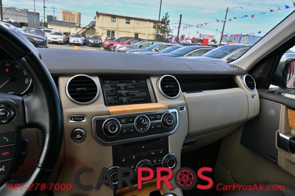 2013 Land Rover LR4 LUX - AWD - 5.0L V8 - Air Suspension Front & Rear - Harman/Kardon Speaker System With Bluetooth - Keyless Entry & Start - Heated Leather Seats & Wheel - Duel Panel Sunroof - 2nd Row Heated Seats - Reverse Camera - 7 Pass Seating - Tow PKG Anchorage AK