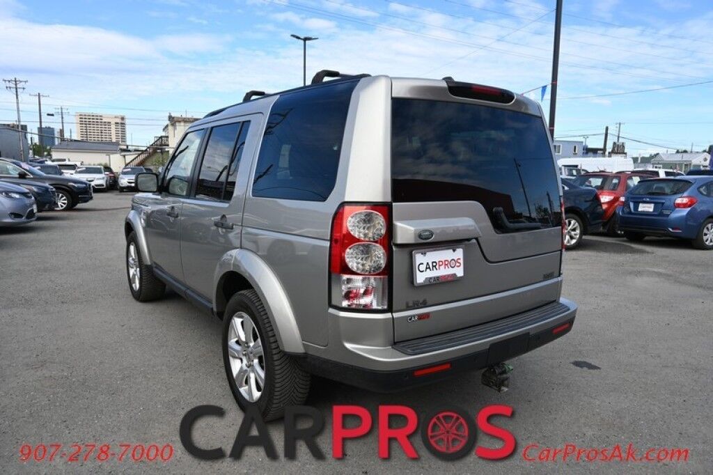 2013 Land Rover LR4 LUX - AWD - 5.0L V8 - Air Suspension Front & Rear - Harman/Kardon Speaker System With Bluetooth - Keyless Entry & Start - Heated Leather Seats & Wheel - Duel Panel Sunroof - 2nd Row Heated Seats - Reverse Camera - 7 Pass Seating - Tow PKG Anchorage AK