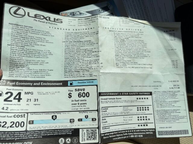 2013 Lexus ES 350 base Gaston SC