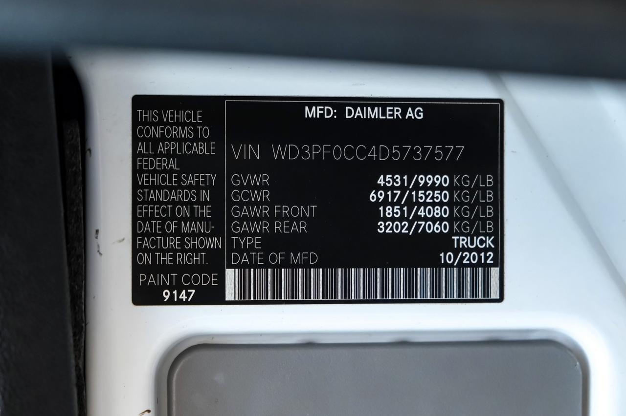 2013 Mercedes-Benz Sprinter 3500 CARGO VAN HIGH ROOF AUTOMATIC DIESEL DUALLY PREMIUM PKG FRONT COMFORT SEATS CRUISE CONTROL Carrollton TX