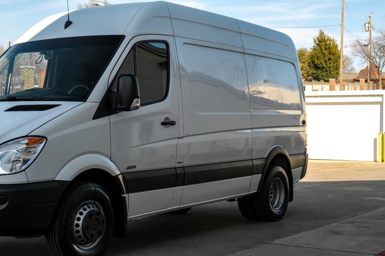 2013 Mercedes-Benz Sprinter 3500 CARGO VAN HIGH ROOF AUTOMATIC DIESEL DUALLY PREMIUM PKG FRONT COMFORT SEATS CRUISE CONTROL Carrollton TX