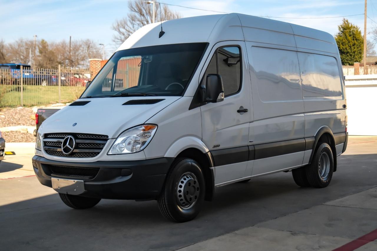 2013 Mercedes-Benz Sprinter 3500 CARGO VAN HIGH ROOF AUTOMATIC DIESEL DUALLY PREMIUM PKG FRONT COMFORT SEATS CRUISE CONTROL Carrollton TX