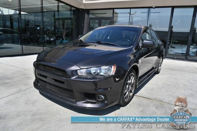 2013 Mitsubishi Lancer Evolution MR / AWD / Touring & Premium Pkg / Power & Heated Recaro Seats / Navigation / Rockford & Fosgate Speakers / Sunroof / Bluetooth / AUX & USB Input Keyless Entry & Start / Cruise Control / 23 MPG Anchorage AK