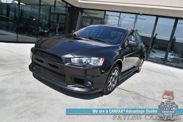 2013 Mitsubishi Lancer Evolution MR / AWD / Touring & Premium Pkg / Power & Heated Recaro Seats / Navigation / Rockford & Fosgate Speakers / Sunroof / Bluetooth / AUX & USB Input Keyless Entry & Start / Cruise Control / 23 MPG Anchorage AK