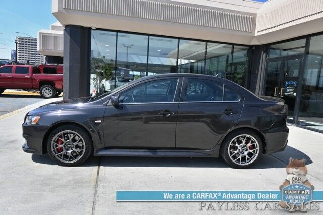 2013 Mitsubishi Lancer Evolution MR / AWD / Touring & Premium Pkg / Power & Heated Recaro Seats / Navigation / Rockford & Fosgate Speakers / Sunroof / Bluetooth / AUX & USB Input Keyless Entry & Start / Cruise Control / 23 MPG Anchorage AK