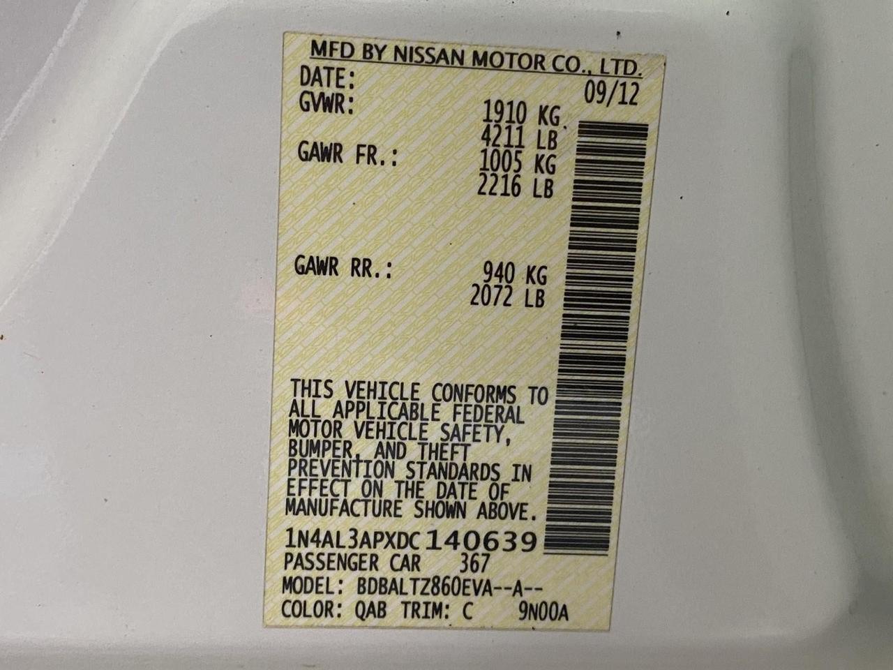 2013 Nissan Altima 2.5 SV Richmond Hill NY