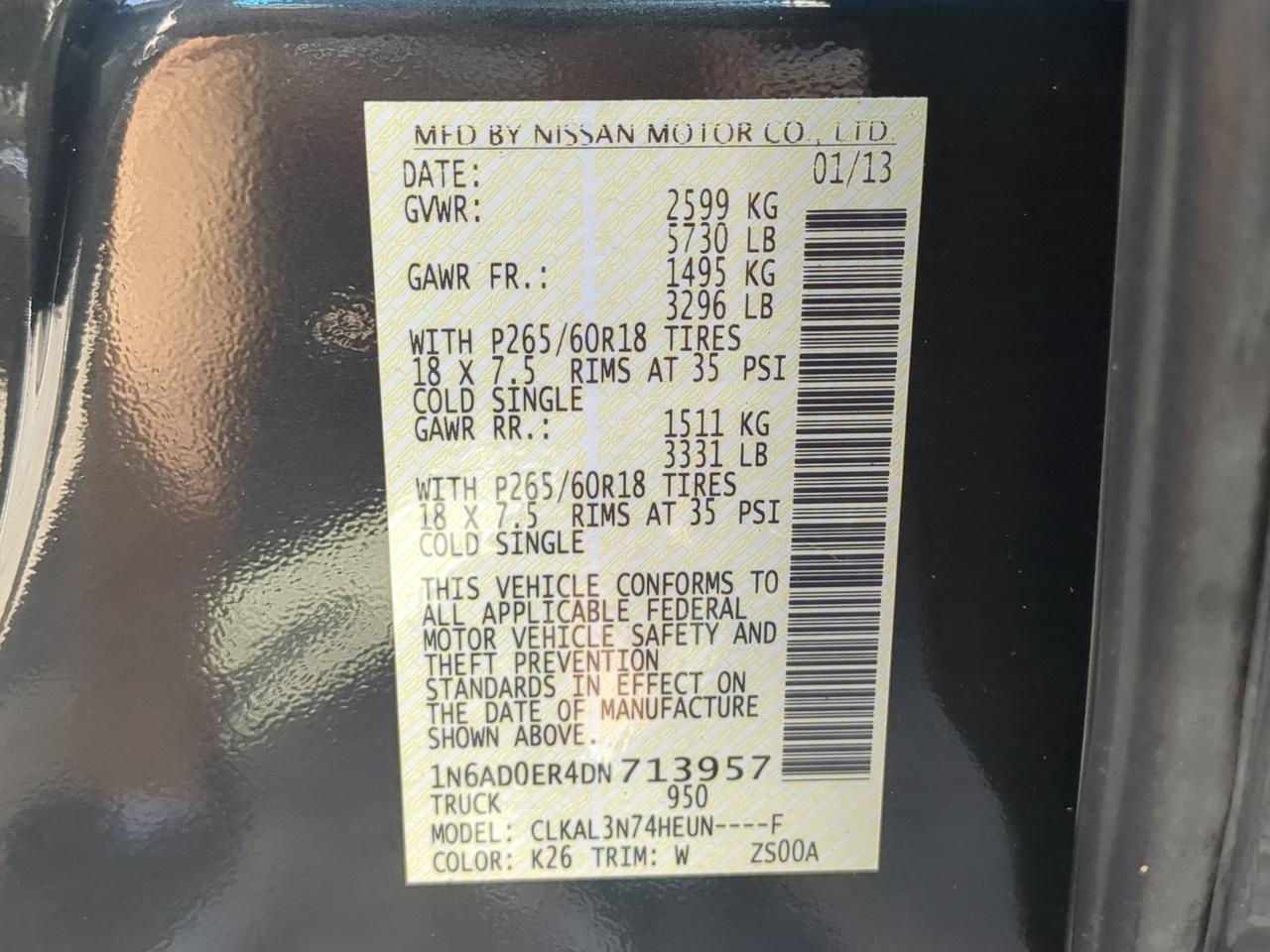 2013 Nissan Frontier SL Winder GA