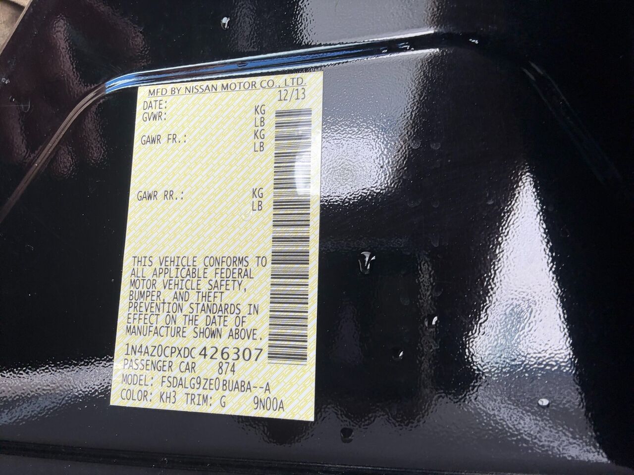 2013 Nissan Leaf 4dr HB SL Jacksonville FL