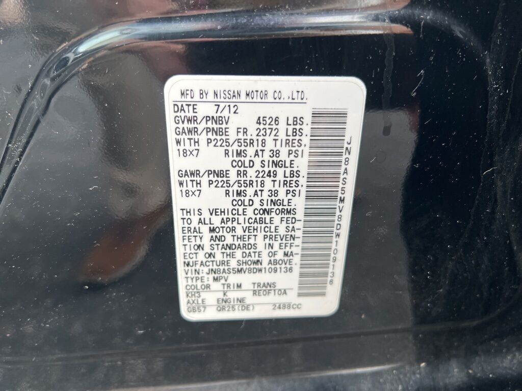 2013 Nissan Rogue SL Mount Joy PA