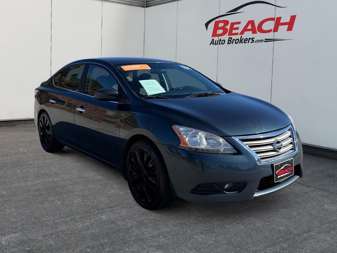 2013 Nissan Sentra S, POWER MIRRORS, TILT & TELESCOPING STEERING WHEEL, POWER MIRRORS, SPARE TIRE, CLEAN CARFAX, THIS VEHICLE IS RELIABLE & READY- COME SEE IT TODAY!!!