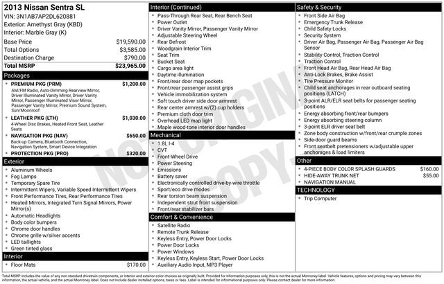2013 Nissan Sentra SL Raleigh NC