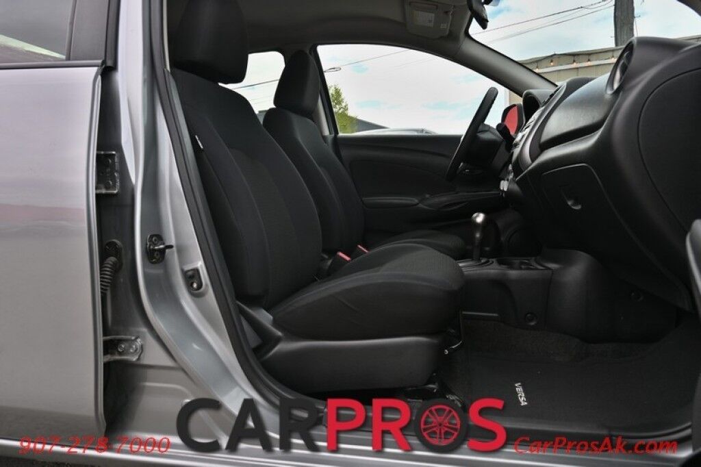 2013 Nissan Versa FWD - 1.6L 4-Cyl - Automatic - Premium Cloth Seats - Power Locks, Windows & Mirrors - Keyless Entry & Push To Start - Steering Wheel Audio Controls - AM/FM & CD Player - Aluminum Wheels - 38 MPG - 1-Owner Anchorage AK