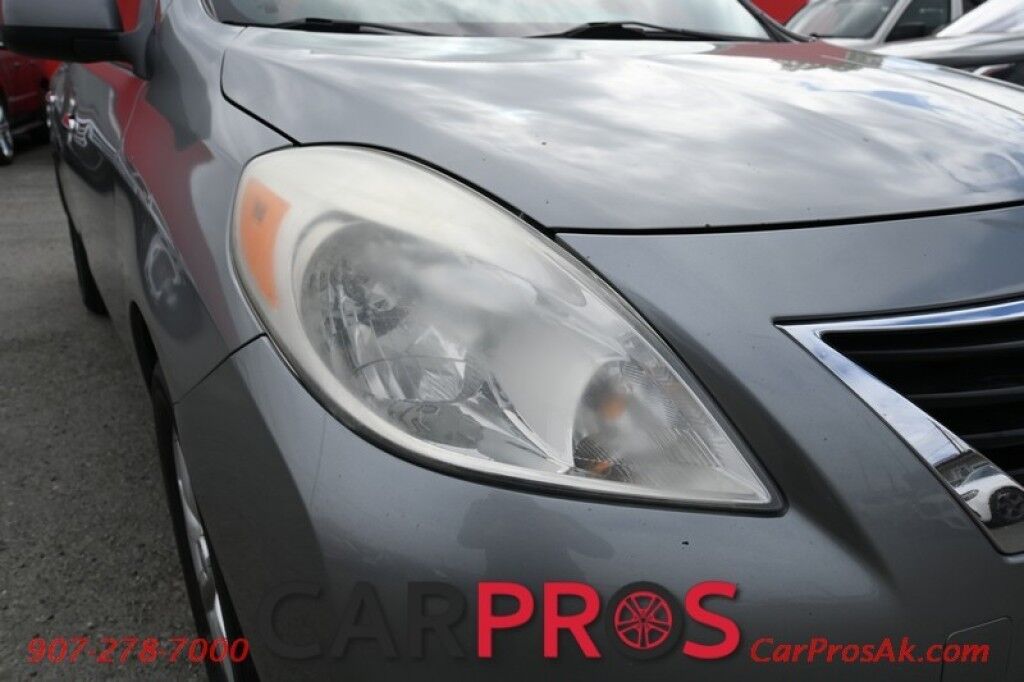 2013 Nissan Versa FWD - 1.6L 4-Cyl - Automatic - Premium Cloth Seats - Power Locks, Windows & Mirrors - Keyless Entry & Push To Start - Steering Wheel Audio Controls - AM/FM & CD Player - Aluminum Wheels - 38 MPG - 1-Owner Anchorage AK