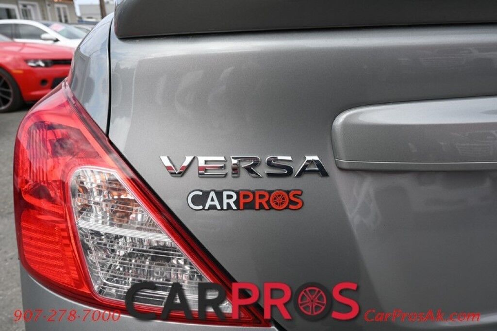 2013 Nissan Versa FWD - 1.6L 4-Cyl - Automatic - Premium Cloth Seats - Power Locks, Windows & Mirrors - Keyless Entry & Push To Start - Steering Wheel Audio Controls - AM/FM & CD Player - Aluminum Wheels - 38 MPG - 1-Owner Anchorage AK