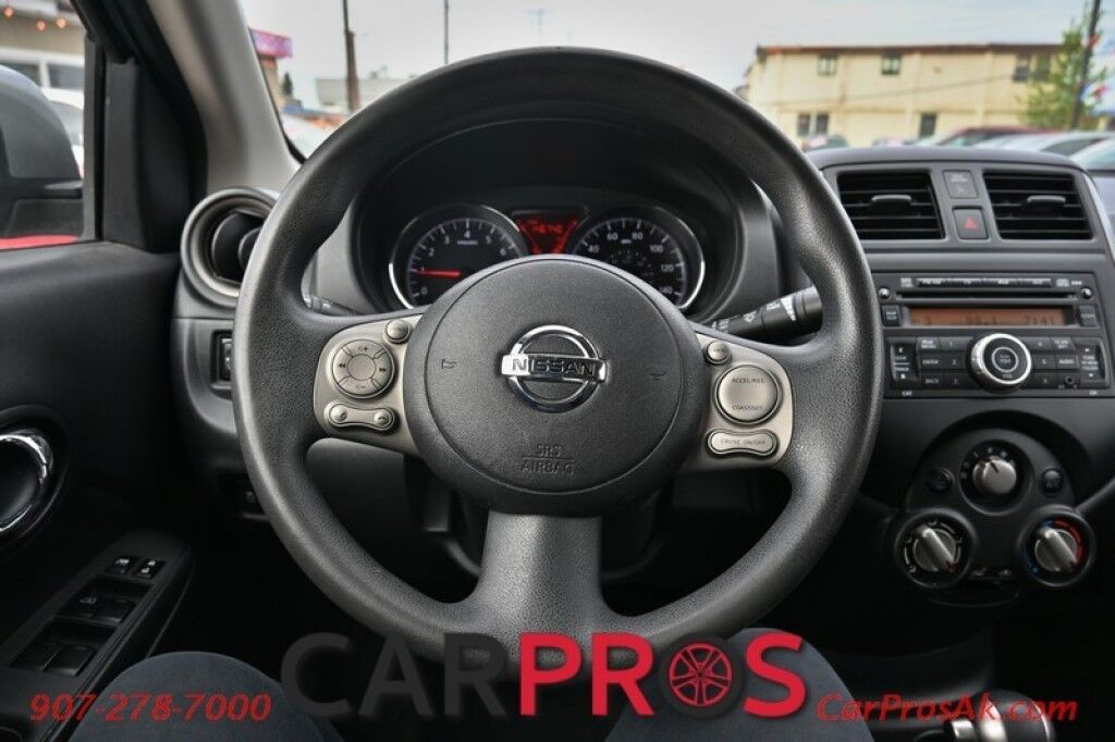 2013 Nissan Versa FWD - 1.6L 4-Cyl - Automatic - Premium Cloth Seats - Power Locks, Windows & Mirrors - Keyless Entry & Push To Start - Steering Wheel Audio Controls - AM/FM & CD Player - Aluminum Wheels - 38 MPG - 1-Owner Anchorage AK