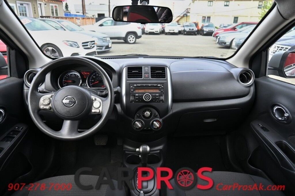 2013 Nissan Versa FWD - 1.6L 4-Cyl - Automatic - Premium Cloth Seats - Power Locks, Windows & Mirrors - Keyless Entry & Push To Start - Steering Wheel Audio Controls - AM/FM & CD Player - Aluminum Wheels - 38 MPG - 1-Owner Anchorage AK