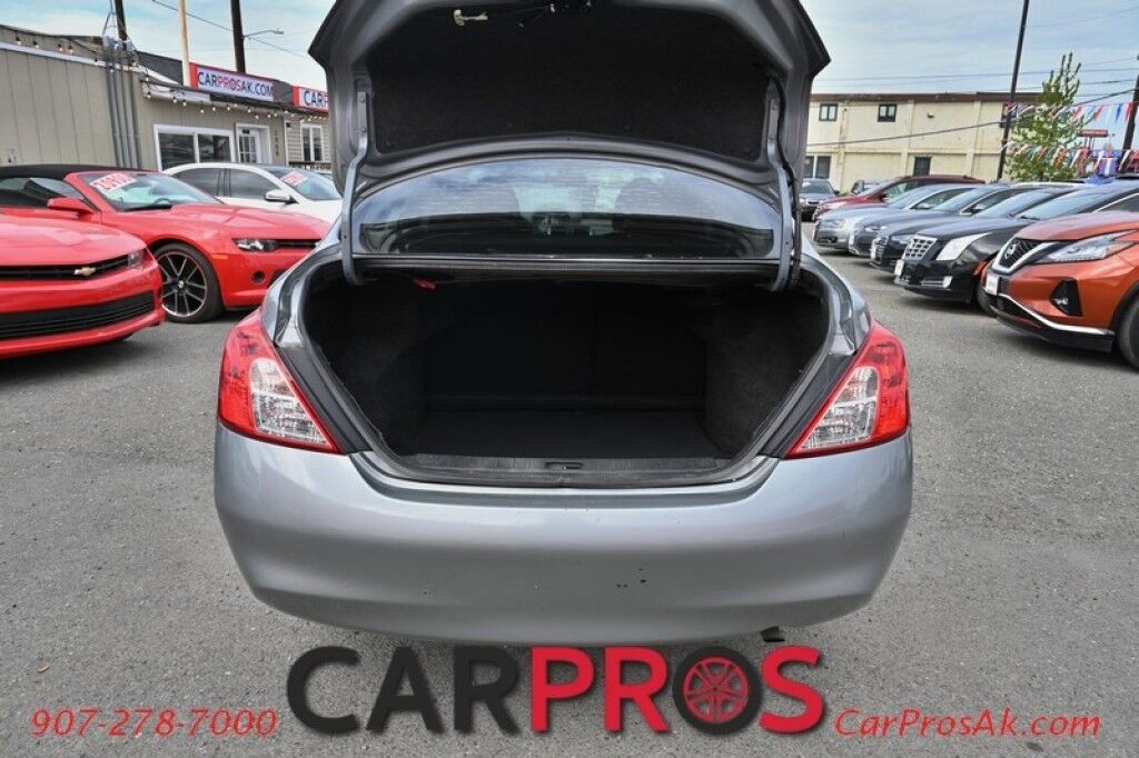 2013 Nissan Versa FWD - 1.6L 4-Cyl - Automatic - Premium Cloth Seats - Power Locks, Windows & Mirrors - Keyless Entry & Push To Start - Steering Wheel Audio Controls - AM/FM & CD Player - Aluminum Wheels - 38 MPG - 1-Owner Anchorage AK